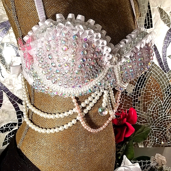 🍭JJ's EYE CANDY Princess Rave/Festival Bra - Picture 6 of 10